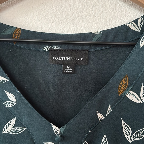 Fortune + Ivy Brooker Mixed Material Blouse - Picture 6 of 8